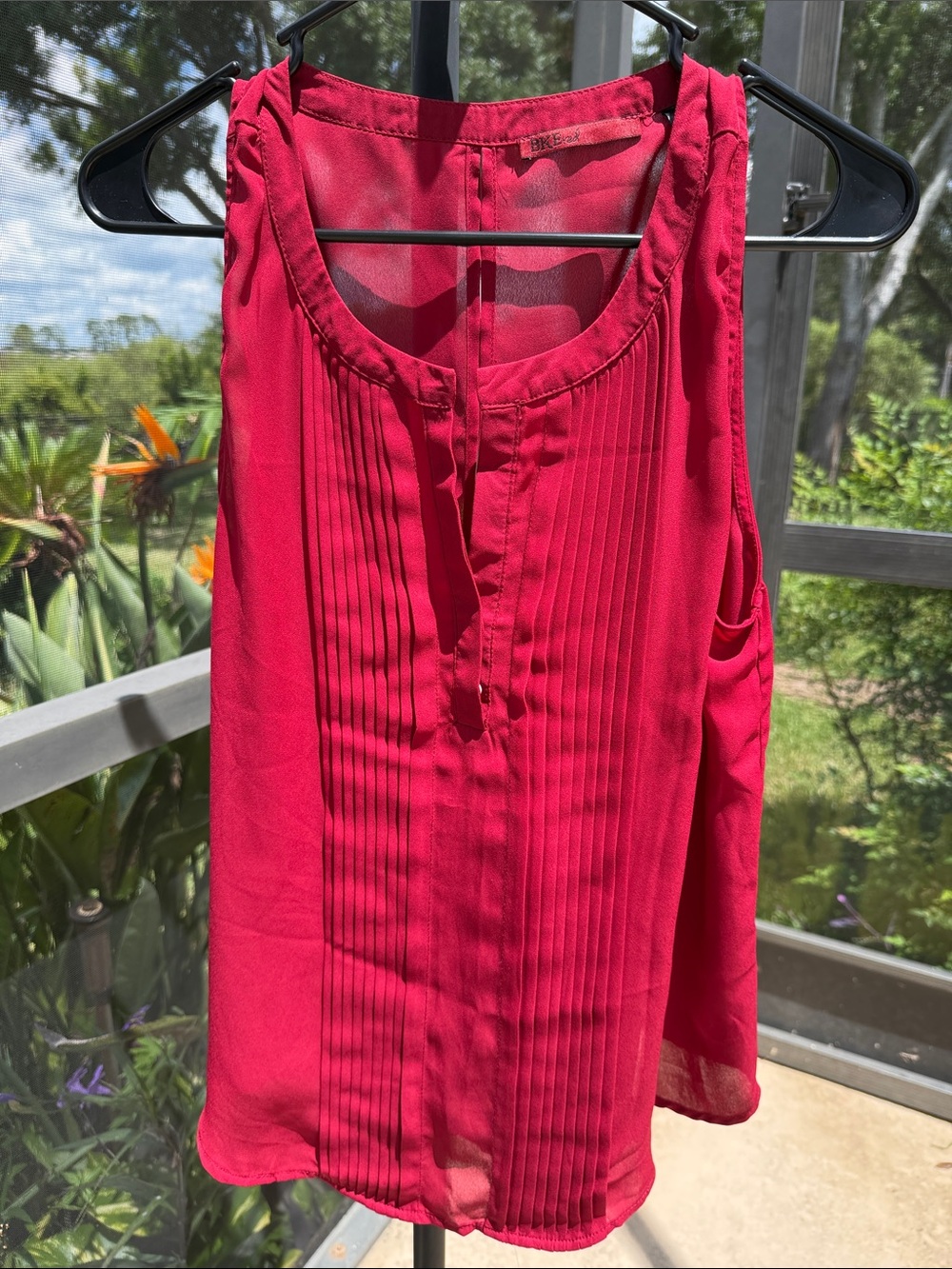 BKE Sleeveless Ted Pintuck Camisole